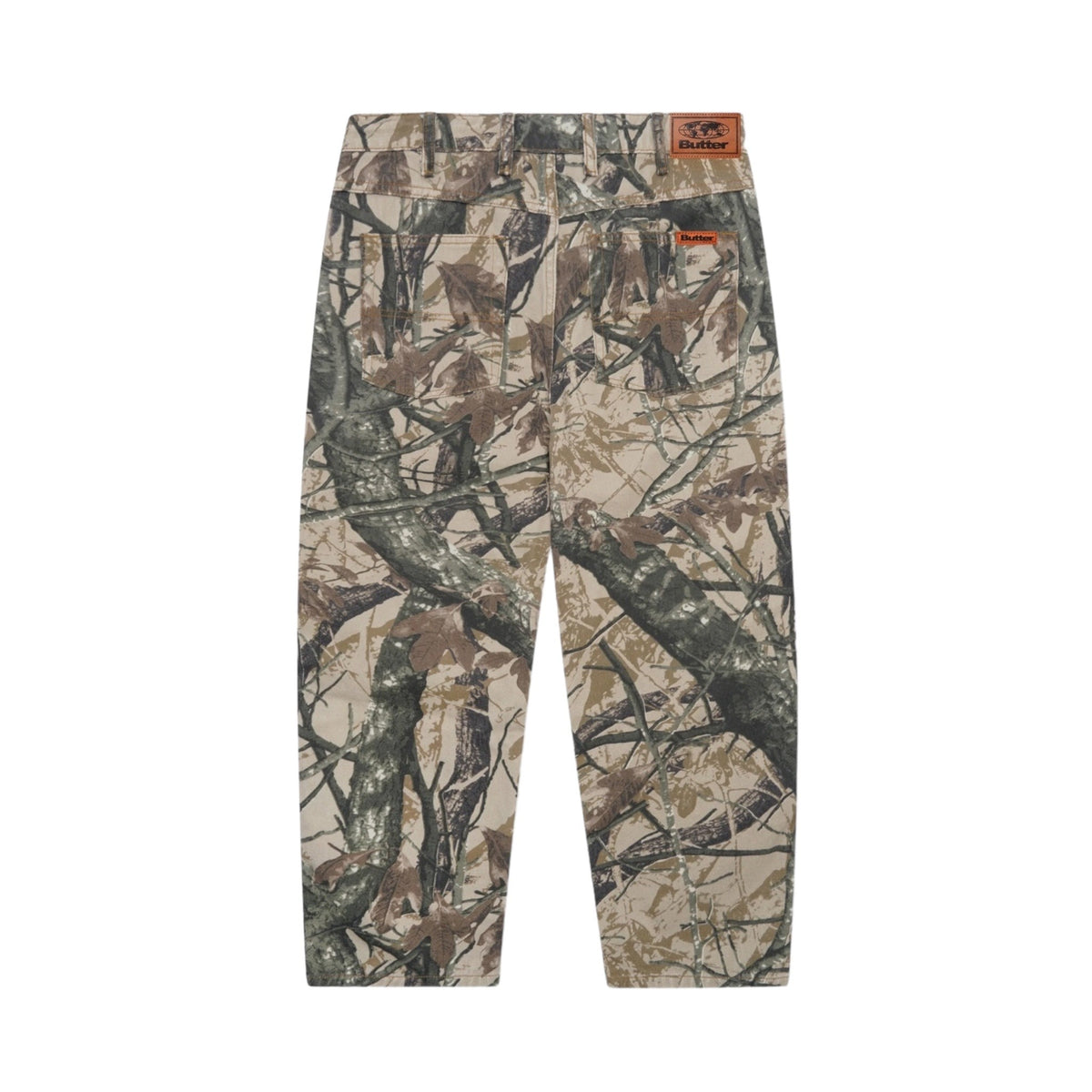 Butter Goods Foliage Camo Denim Jeans (Tan)