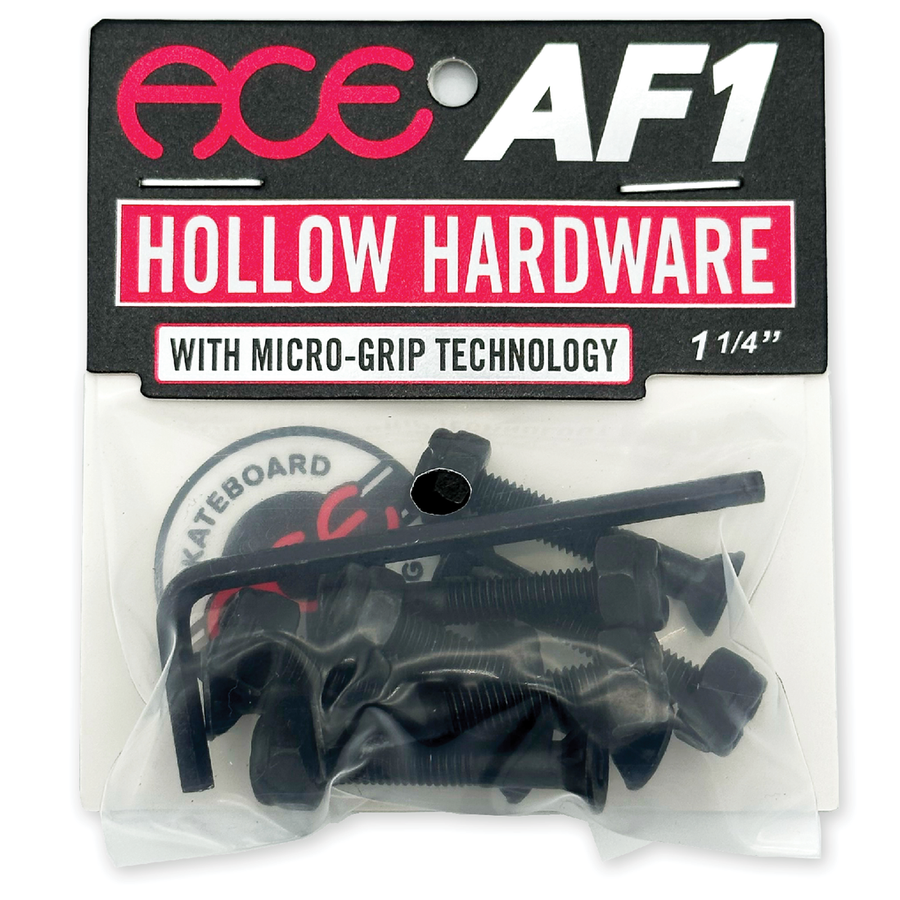 Ace Hollow Bolts W/Grippers 1.25” Allen