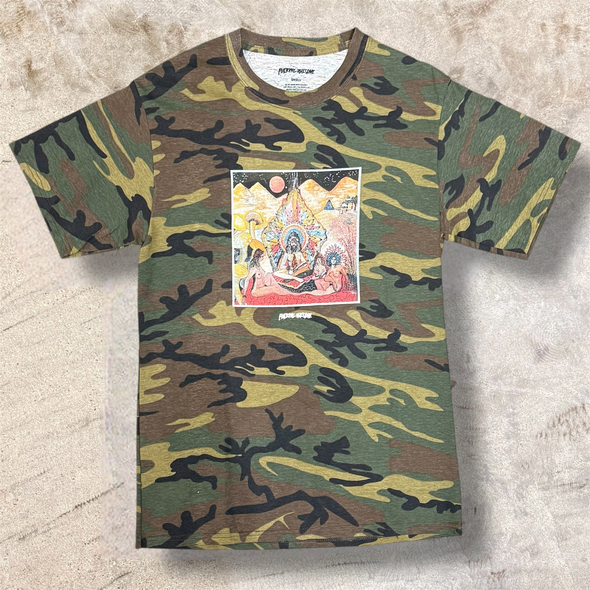 Fucking Awesome Moon Birth Tee (Camo)