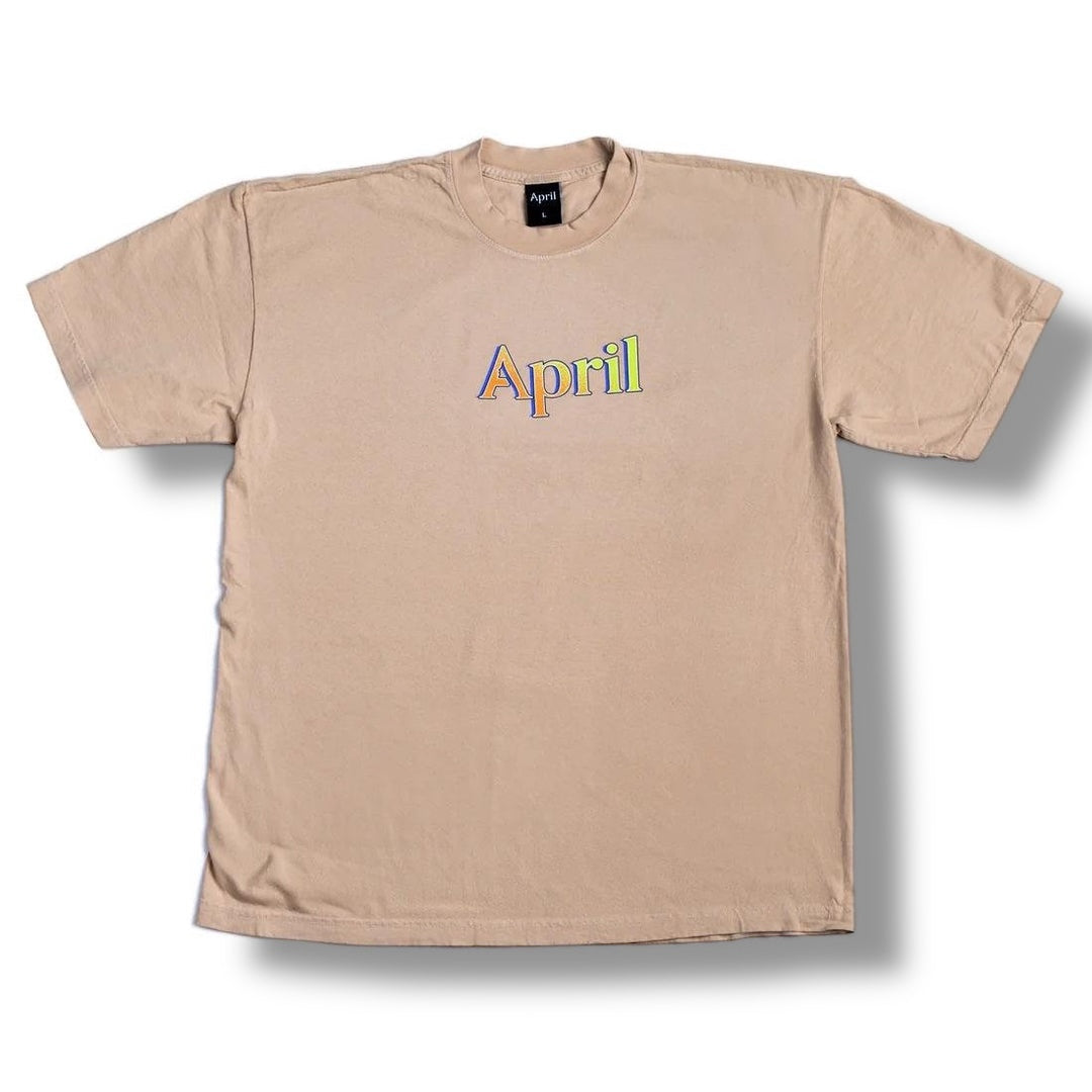 April AP3000 Logo Tee (Beige)