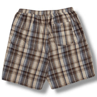 HUF Worldwide Cortland Flannel Easy Shorts (Cream)